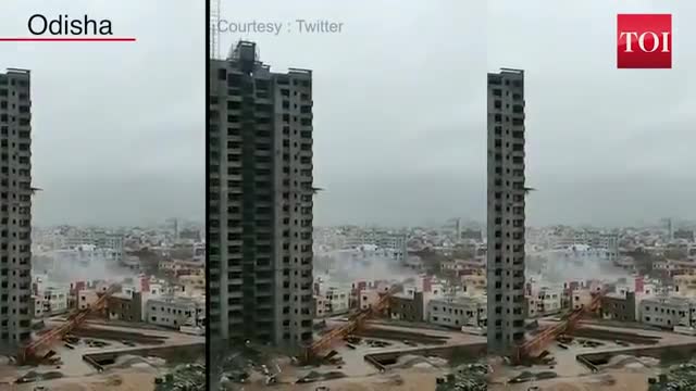 Annihilation brought about by typhoon Fani across beach front territories