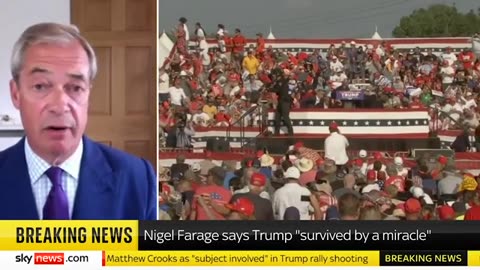 Farage on Trump shooting: 'It's astonishing more MPs aren't attacked'