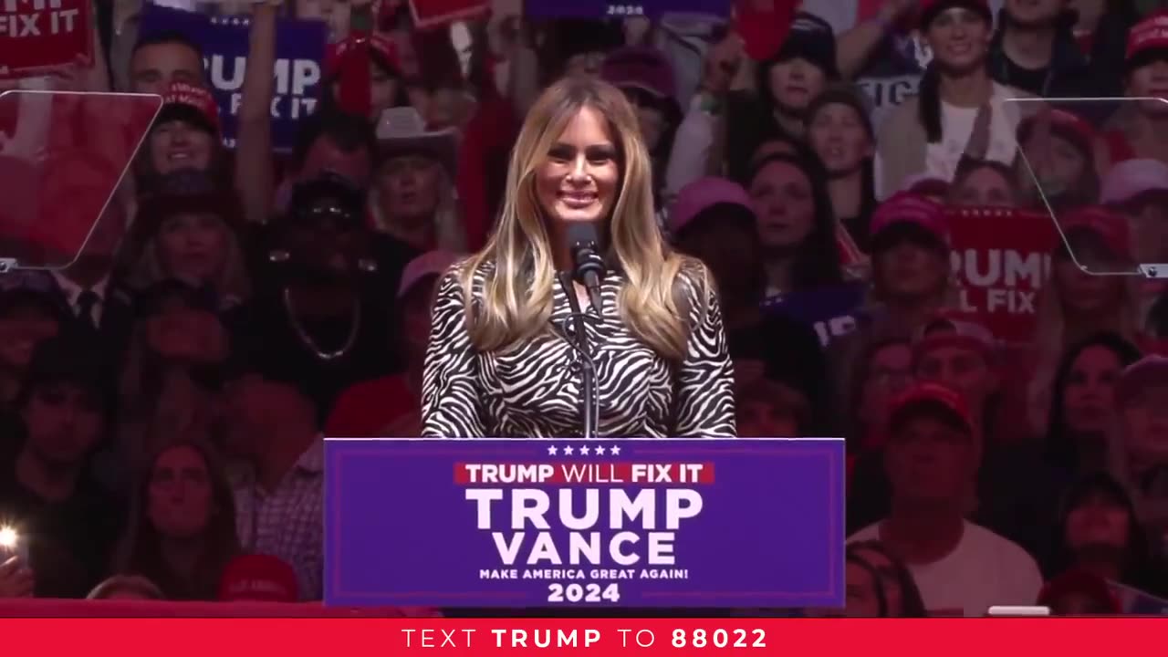 Melania Trump's Full Remarks at Madison Square Garden