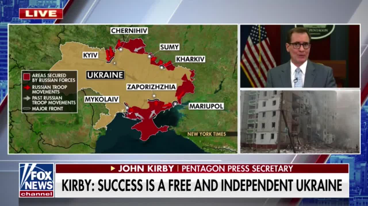 The Pentagon's John Kirby Says That The Ukraine Crisis "Could Drag Out For Weeks Or Months"