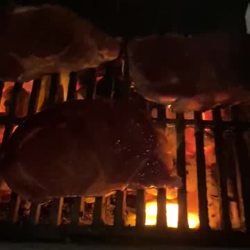 Steaks on the grill
