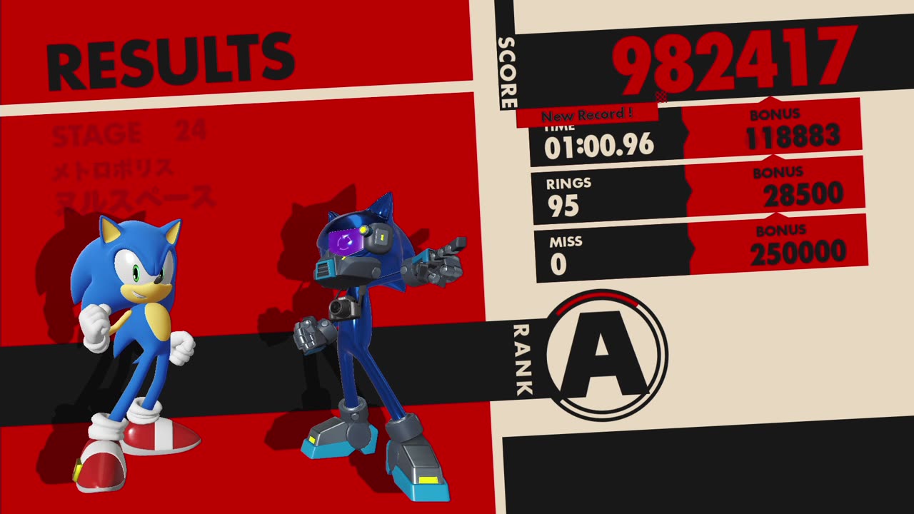 Sonic Forces Nullspace speedrun 01:00:96