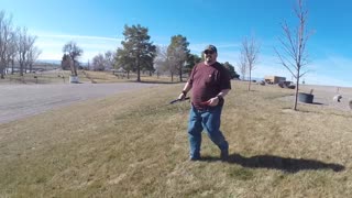 Big Kite drags 255 pound Guy