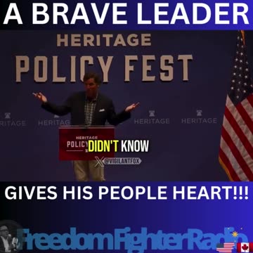 A Brave Leader Gives His People Heart