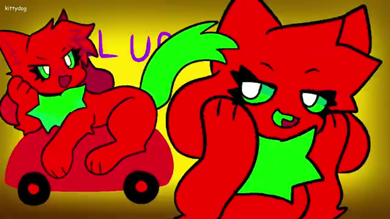 F4ST3R and H4RD3R !!! // animation meme ❤️💚 (flash warning)