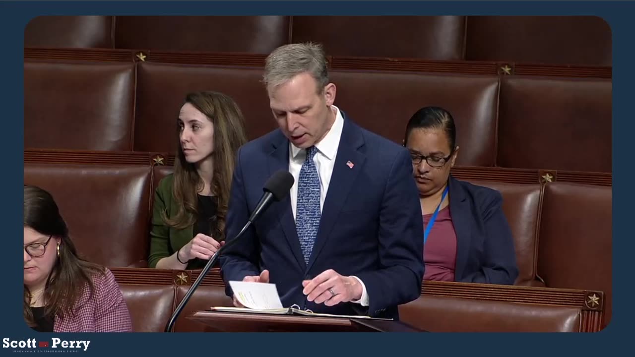 Congressman Perry Honors Fallen Law Enforcement Officers on the House Floor