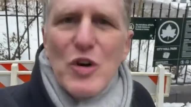 Looks Fake, But, Michael Rapaport Gets Hit In The Face With A Snowball