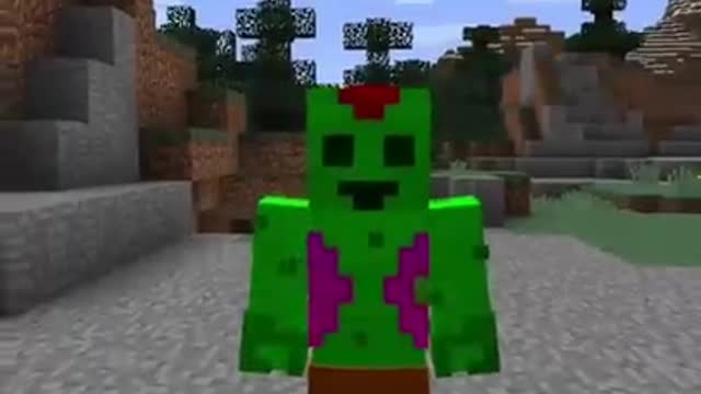 Minecraft Animation Dancing Baby Zombie #viral #viralvideo