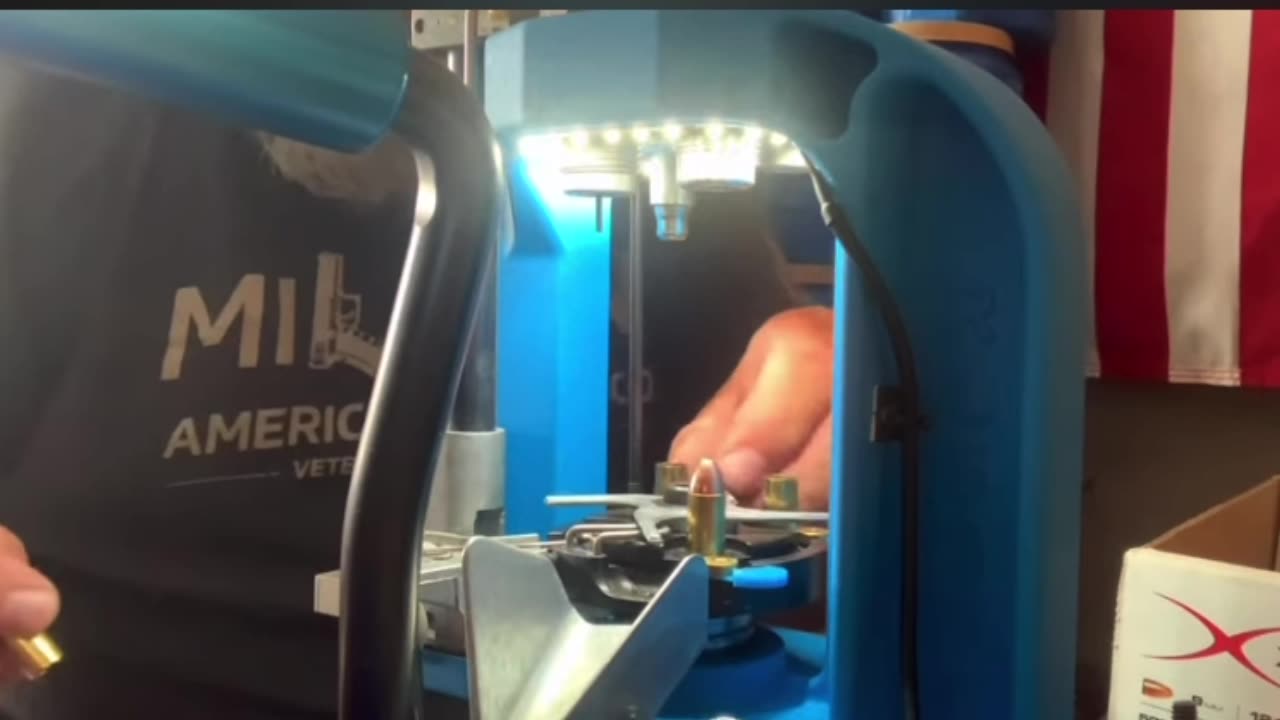 Reloading X-Treme Bullets 124gr 9mm On The Dillon RL 550 C