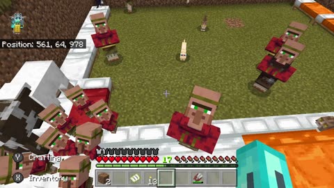 Villagers in a Pit, Minecraft Moments 40