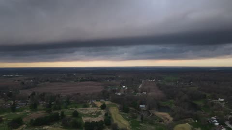 SOUTHERN INDIANA STORM HYPER LAPSE VIDEO | DJI MAVIC AIR 2 TIME LAPSE