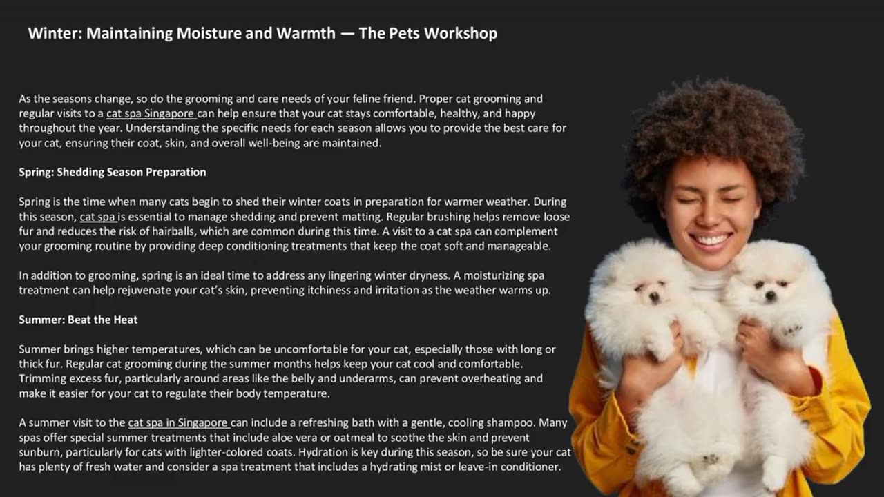 Winter: Maintaining Moisture and Warmth — The Pets Workshop