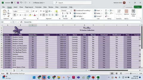 Excel- level 02- Chapter 03 Assessment 03