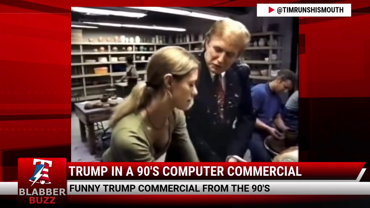 Trump In A 90's Computer Commercial