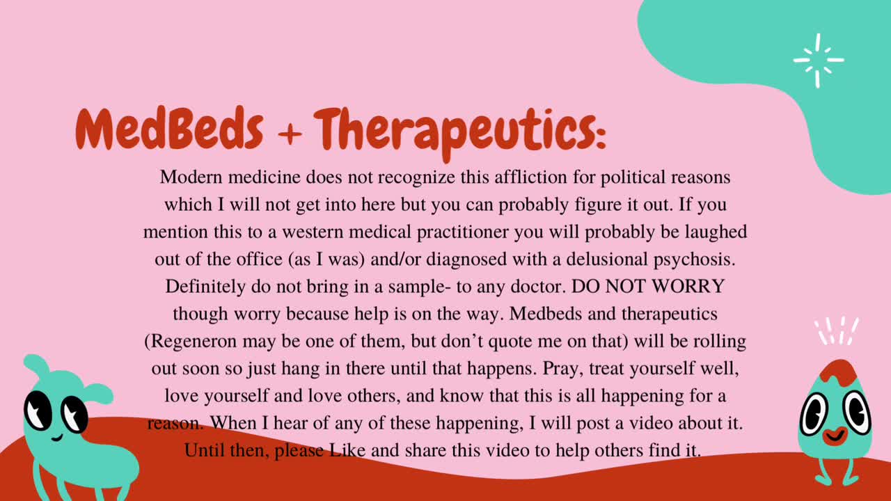 How I’m treating Morgellons until the MedBeds and Therapeutics arrive