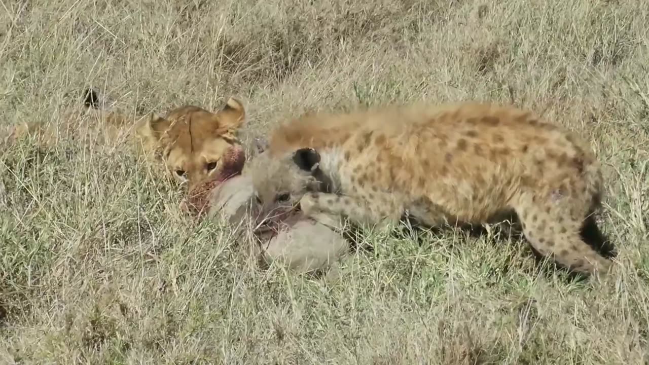 The Next Big Thing In Lion Vs Hyena After Digging Up Warthog