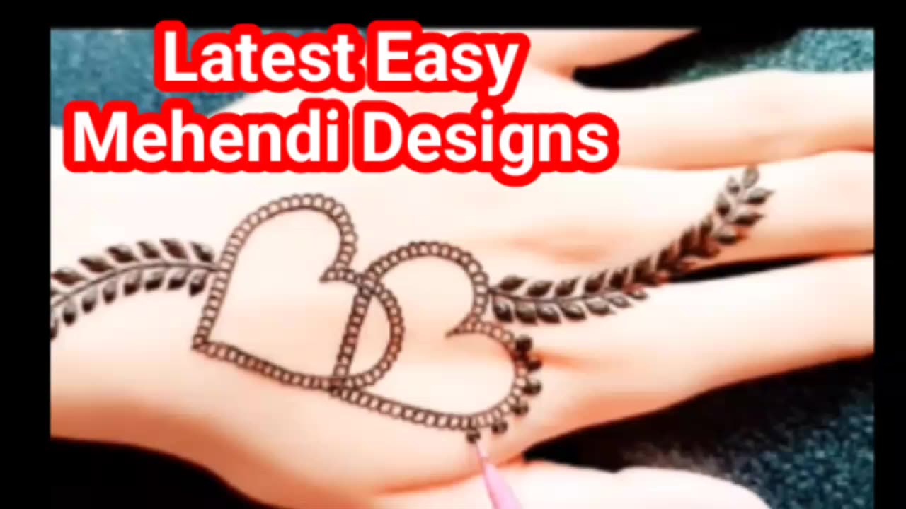 Latest mehndi designs video