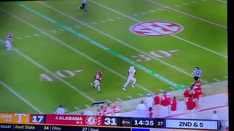 Alabama 31 Tennessee 24