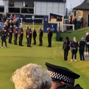 AIG Woman's open Golf Prize presentation Starting St Andrews