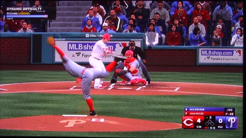 MLB The Show: Cincinnati Reds vs Philadelphia Phillies (S4 G30)