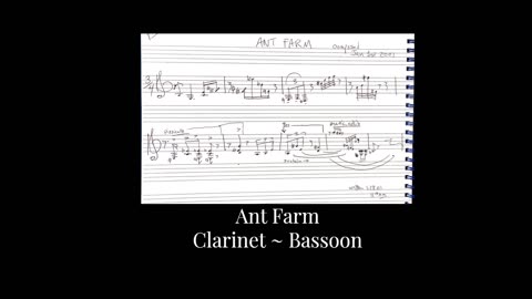 Ant Farm ~ for Clarinet and Bassoon ~ alsetian