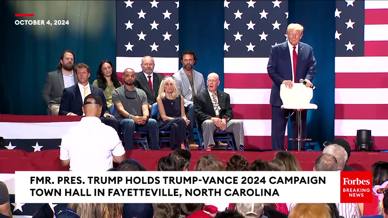 FULL TOWN HALL- Trump Takes Questions From Voters At Campaign Event In Fayetteville, North Carolina