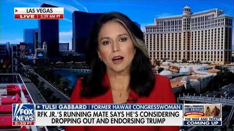 Tulsi Gabbard offers update on Trump's debate prep