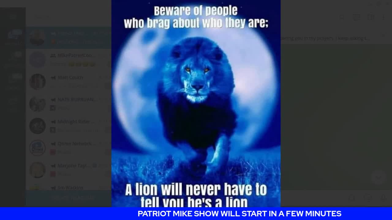 PATRIOT MIKE SHOW JANUARY 24TH 2022