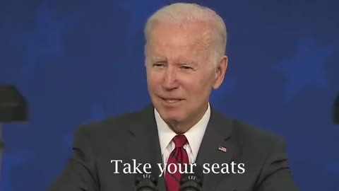 Sleepy Joe Biden Losing his Mind On Stage