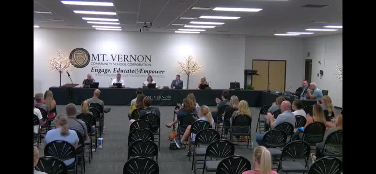 Mt. Vernon School Board Meeting - Dr. Dan Stock MD