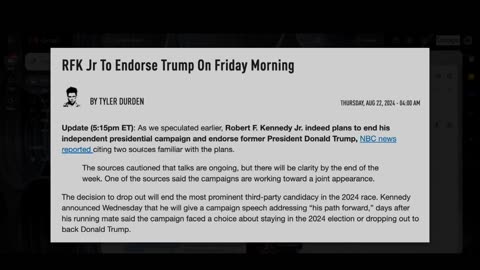 While Democrats Did Everything To Keep RFK 'Out' -- Trump Might Make Him Very Much 'In'