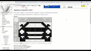 Nonograms - Car