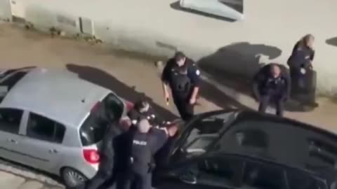 A fake African asylum seeker attacks French police with a sword. Doctor or