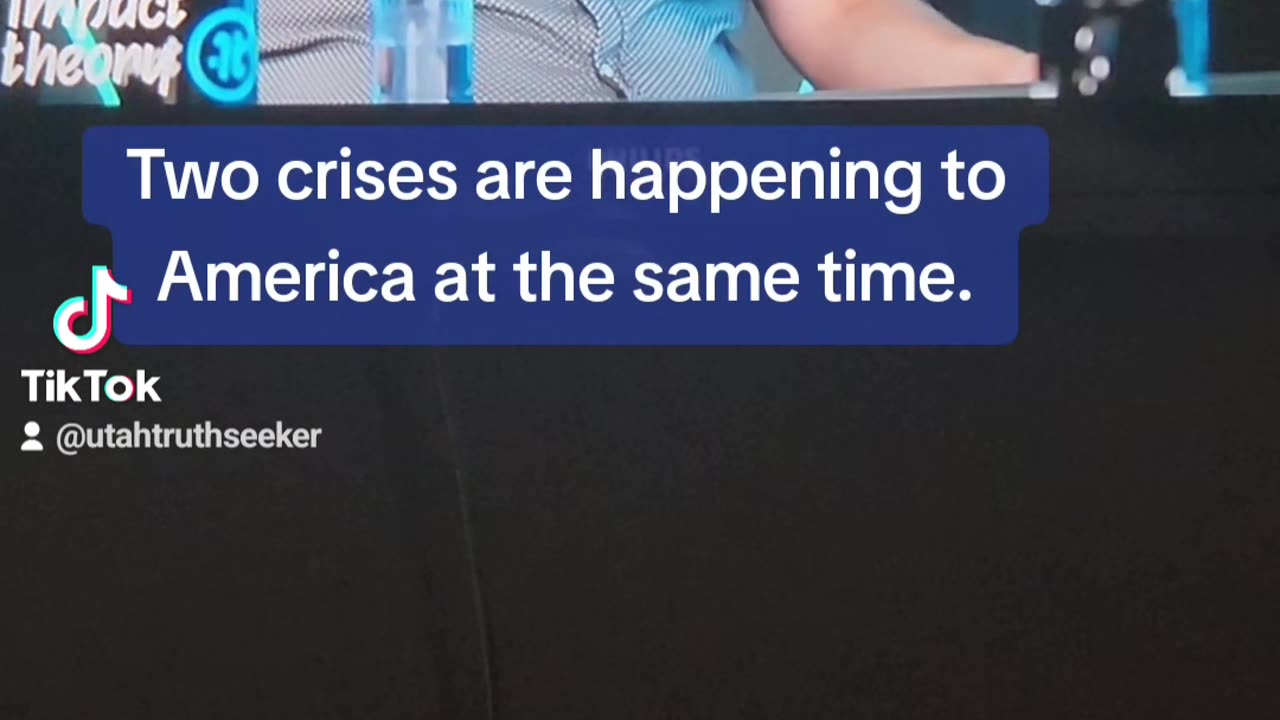 America is facing two crises at the same time