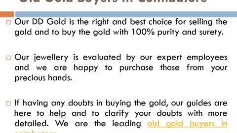 Top gold buyers in coimbatore