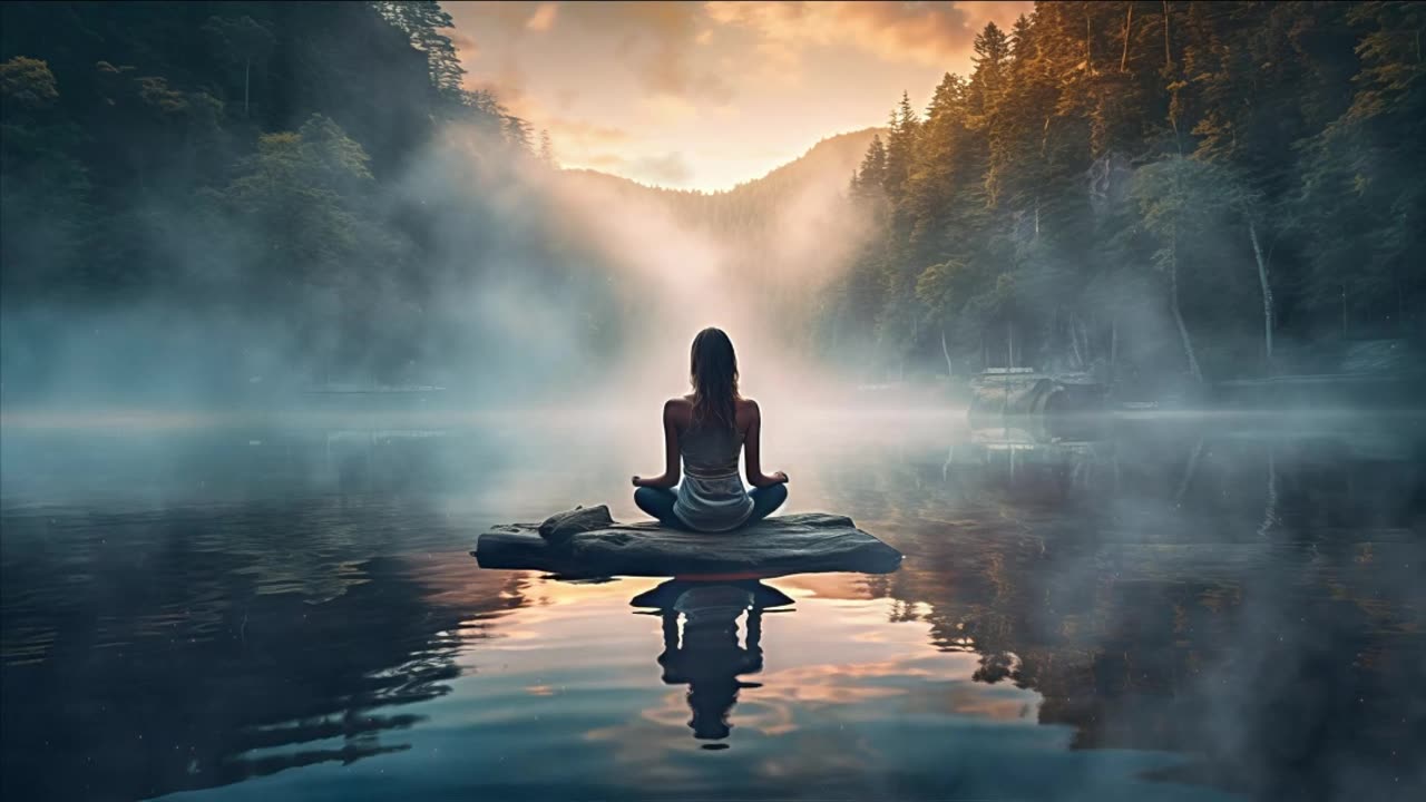 RIVER Meditation for SLEEP & RELAXATION | Soothing Night Sounds