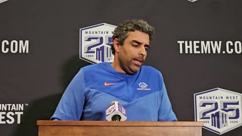 Pre MW Championship Presser With Boise State Offensive Coordinator, Bush Hamdan 11/27/2023