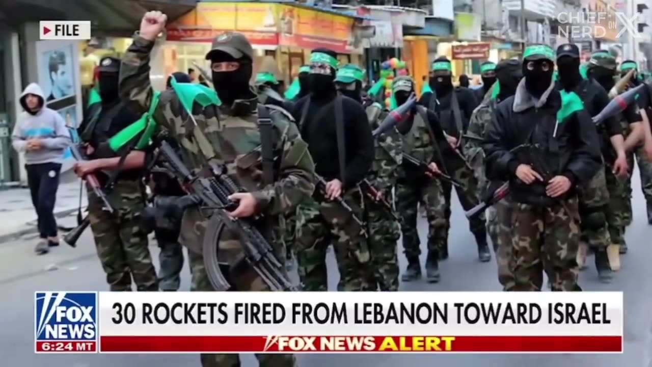 BREAKING: Hezbollah Fires 30 Rockets From Lebanon Towards Northern Israel