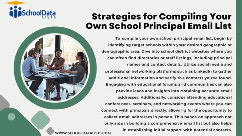 How to Find the School Principal Email List of Any Company?