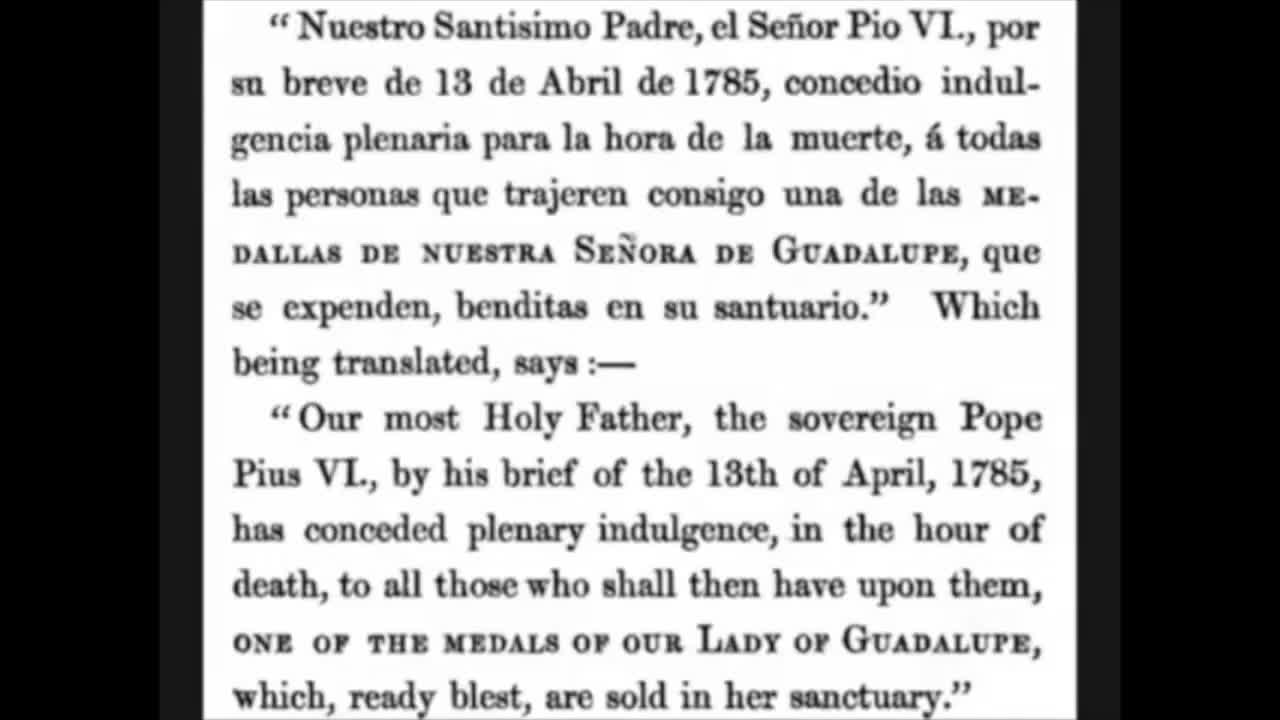 Non Fecit Taliter Omni Nationi : SS. Victoria Guadalupiana atque S.R.E. Privilegium Indulgentiarum