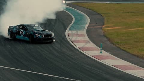 Amazing drifting in the car