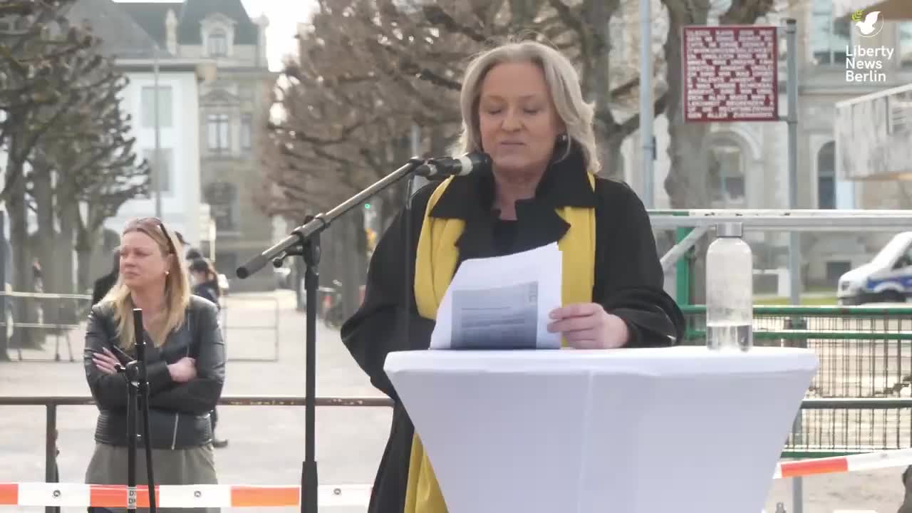 Rede von Rechtsanwältin Beate Bahner vor dem Bundesverfassungsgericht 11.03.22