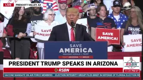 President Trump Full Speech, Prescoot Valley AZ