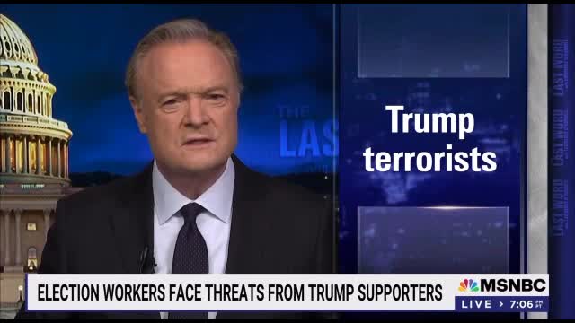 MSNBC is talking about “Trump terrorists” and they are ready to blame any act of violence