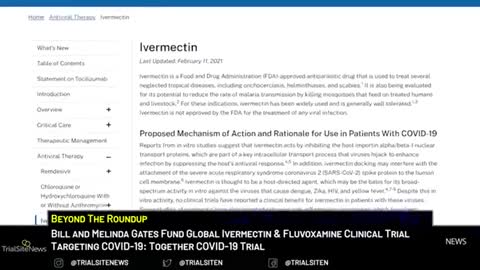 Ivermectin has been here late '70s but the Gates funded McMaster Study just started 01.19.21.