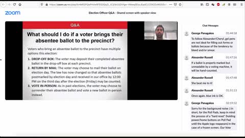 Election Officer Q&A