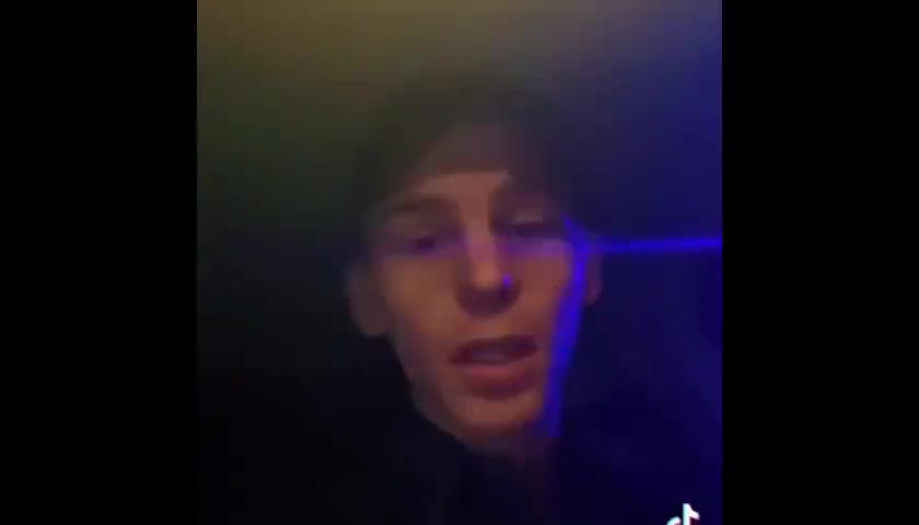 street lights converted to black lights to spot the vaxxed or unvaxxed