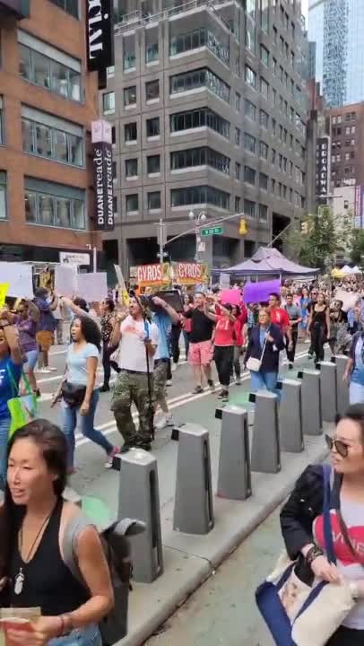 NYC Protest Against Vaccine Passports