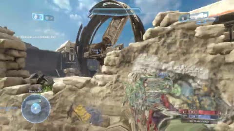 Halo 2 Anniversary Big Team - Big Team Slayer on Stonetown Multiplayer Gameplay