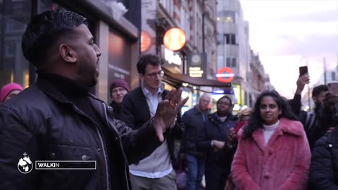 Preaching the Gospel on the streets of London